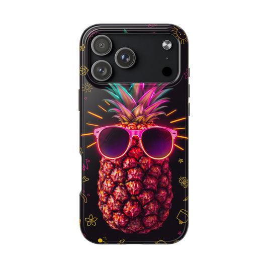 Tough Pineapple Phone Case - Cool, Vibrant Design Perfect for Summer Vibes