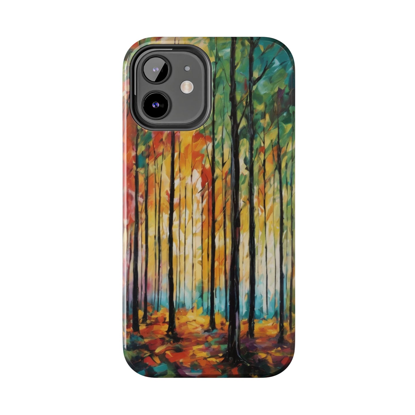 Autumn Forest Tough Phone Case - Colorful Nature Design - for iPhone
