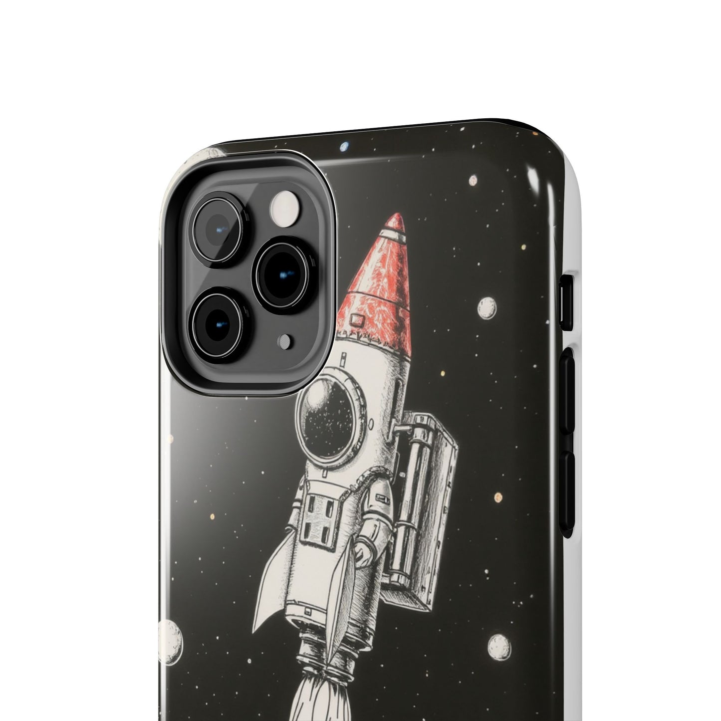 Cool Tough Phone Case for iPhone - Astro-Rocket Bond