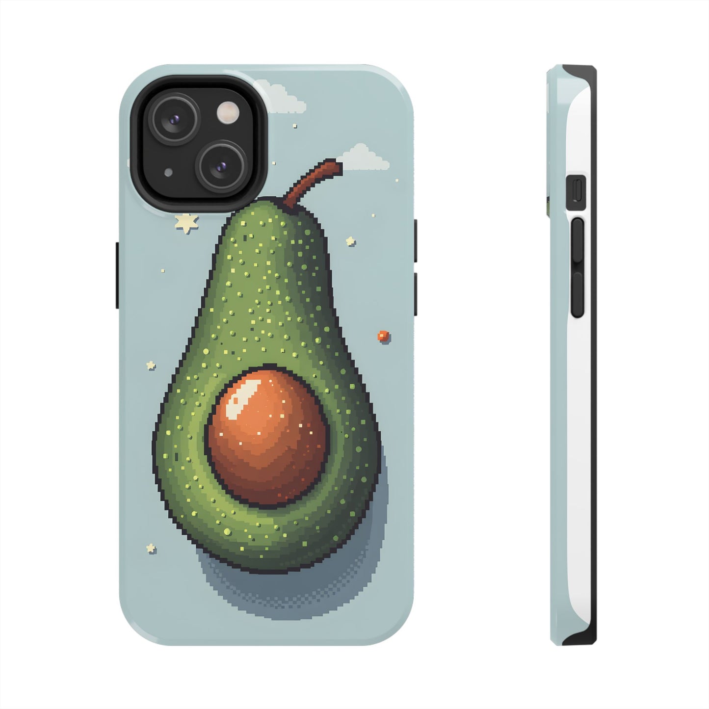 Pixel Avocado Tough Phone Case - Perfect for Foodies & Nature Lovers - for iPhone