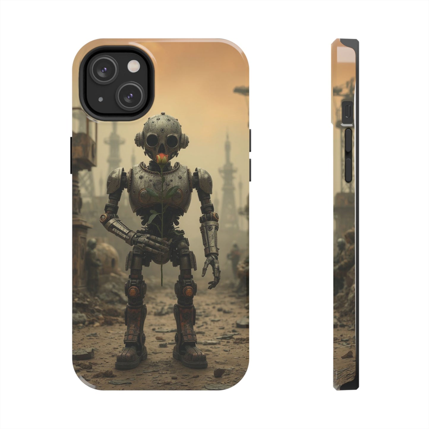 Robotic Sentinel Tough Phone Case - Durable Protector for Sci-Fi Lovers