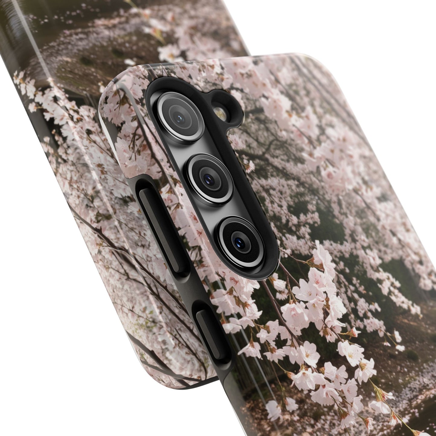 Cherry Blossom Tough Phone Cases - Durable Protection with Floral Serenity