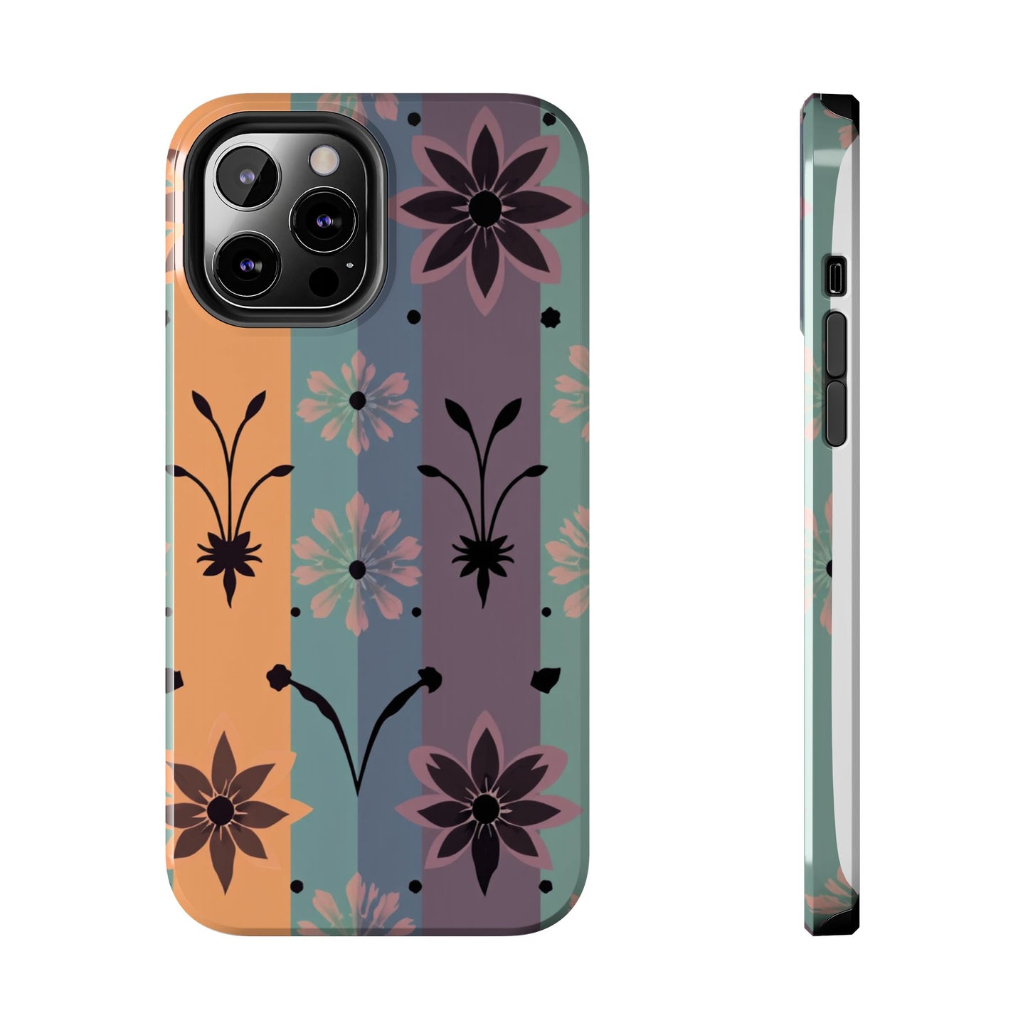 Boho Floral Tough Phone Cases - Durable & Stylish Protection - for iPhone