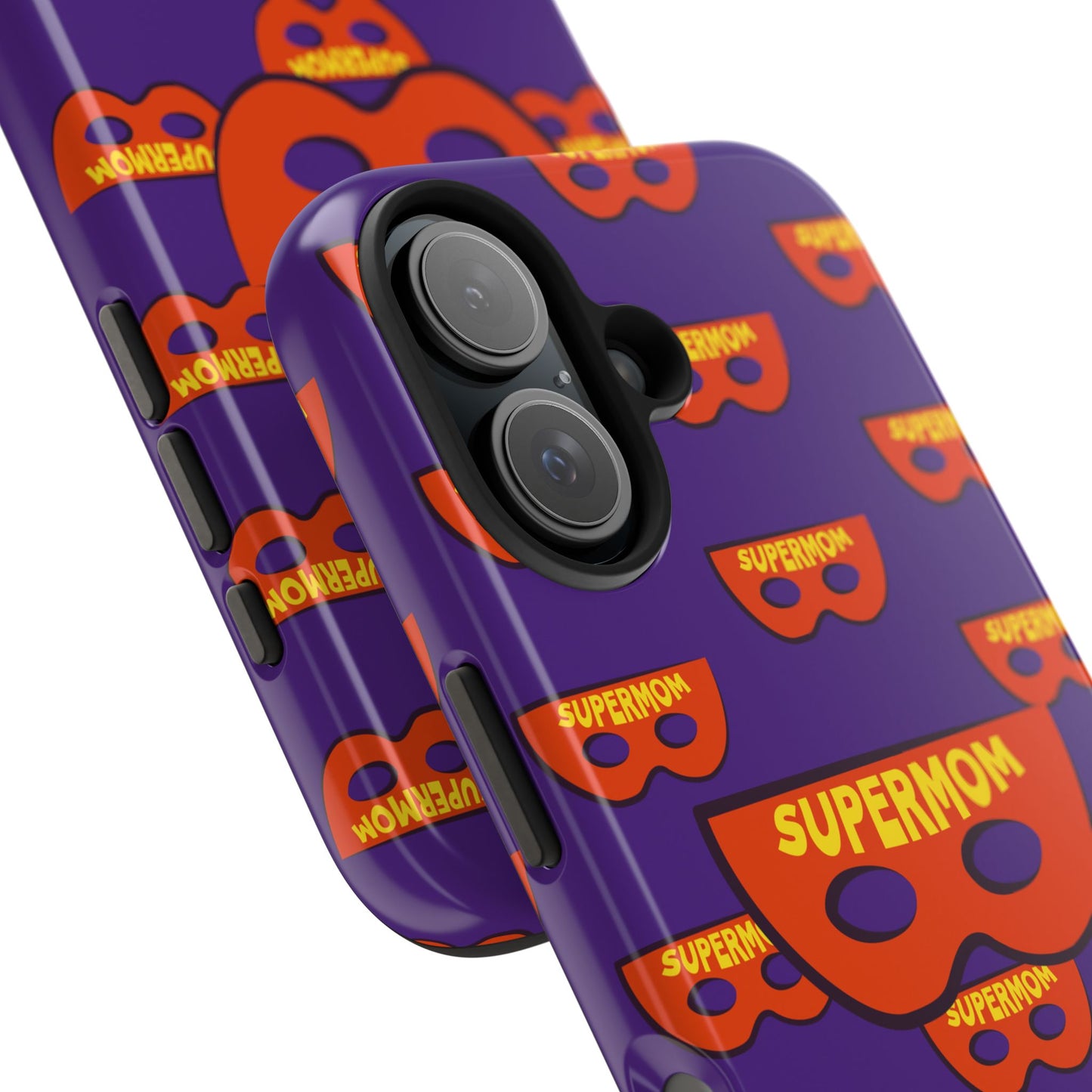 Supermom Tough Phone Case - Durable Protection with Fun Design - for iPhone