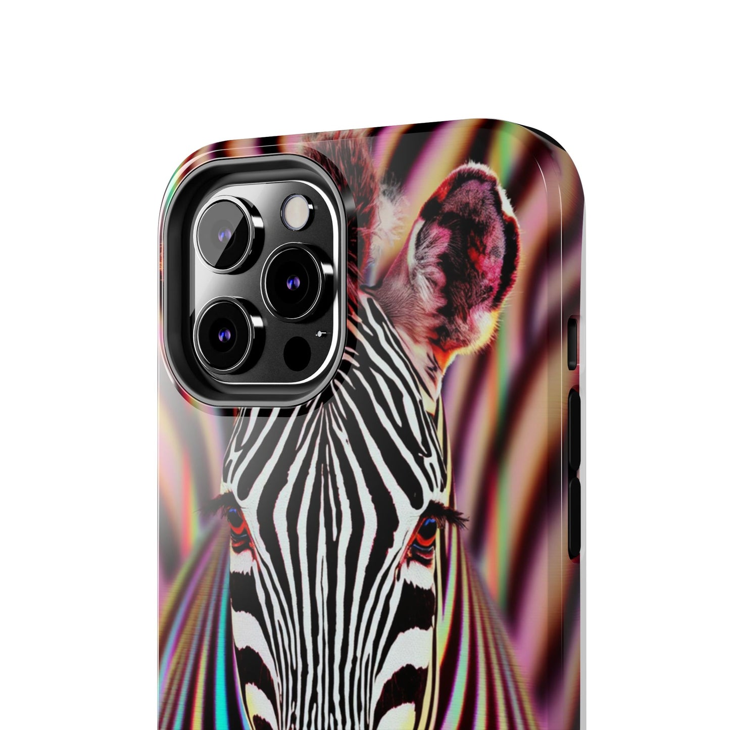 Vibrant Zebra Tough Phone Case - Unique Animal Design for Wild Spirit