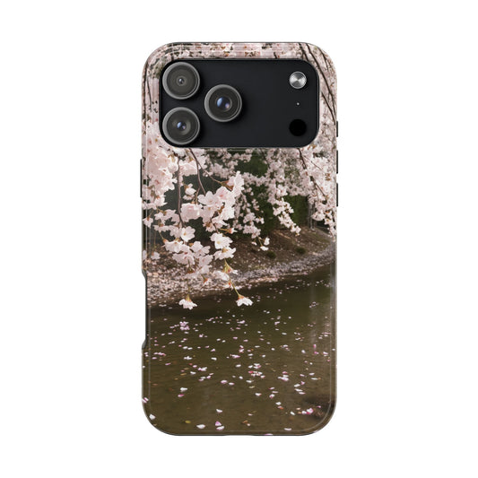 Cherry Blossom Tough Phone Cases - Durable Protection with Floral Serenity