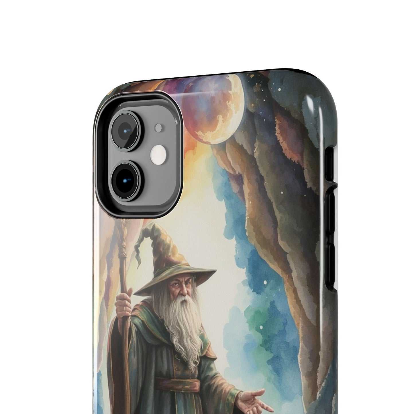 Magical Wizard Phone Case - Tough, Durable Phone Cover for Fantasy Lovers, Geek Gift, Unique Design, Celestial Phone Accessory