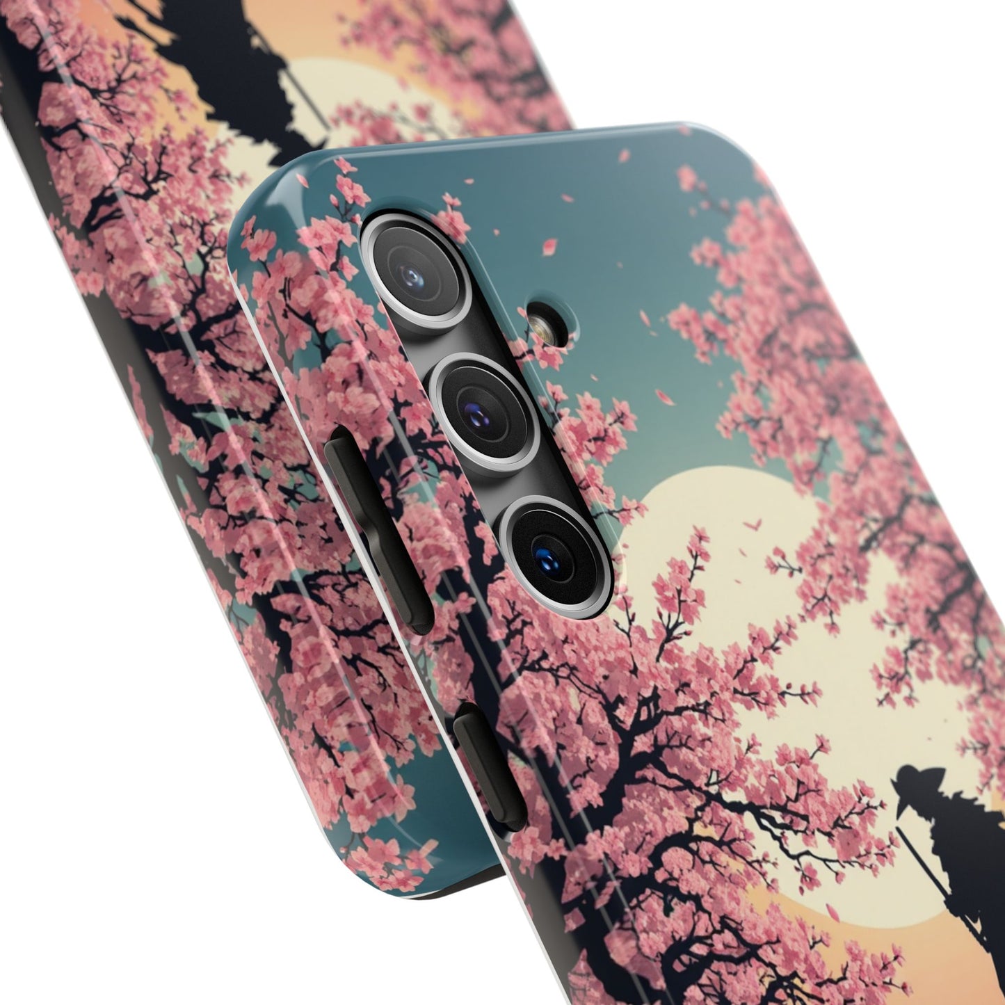 Cherry Blossom Samurai Tough Phone Case