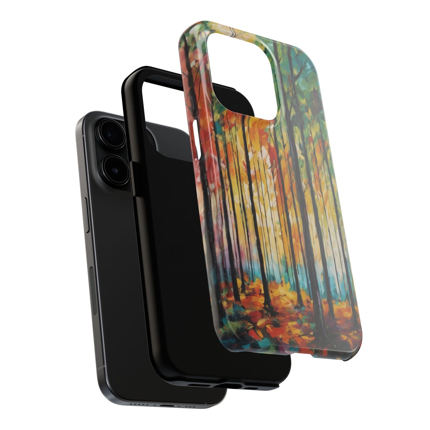 Autumn Forest Tough Phone Case - Colorful Nature Design - for iPhone