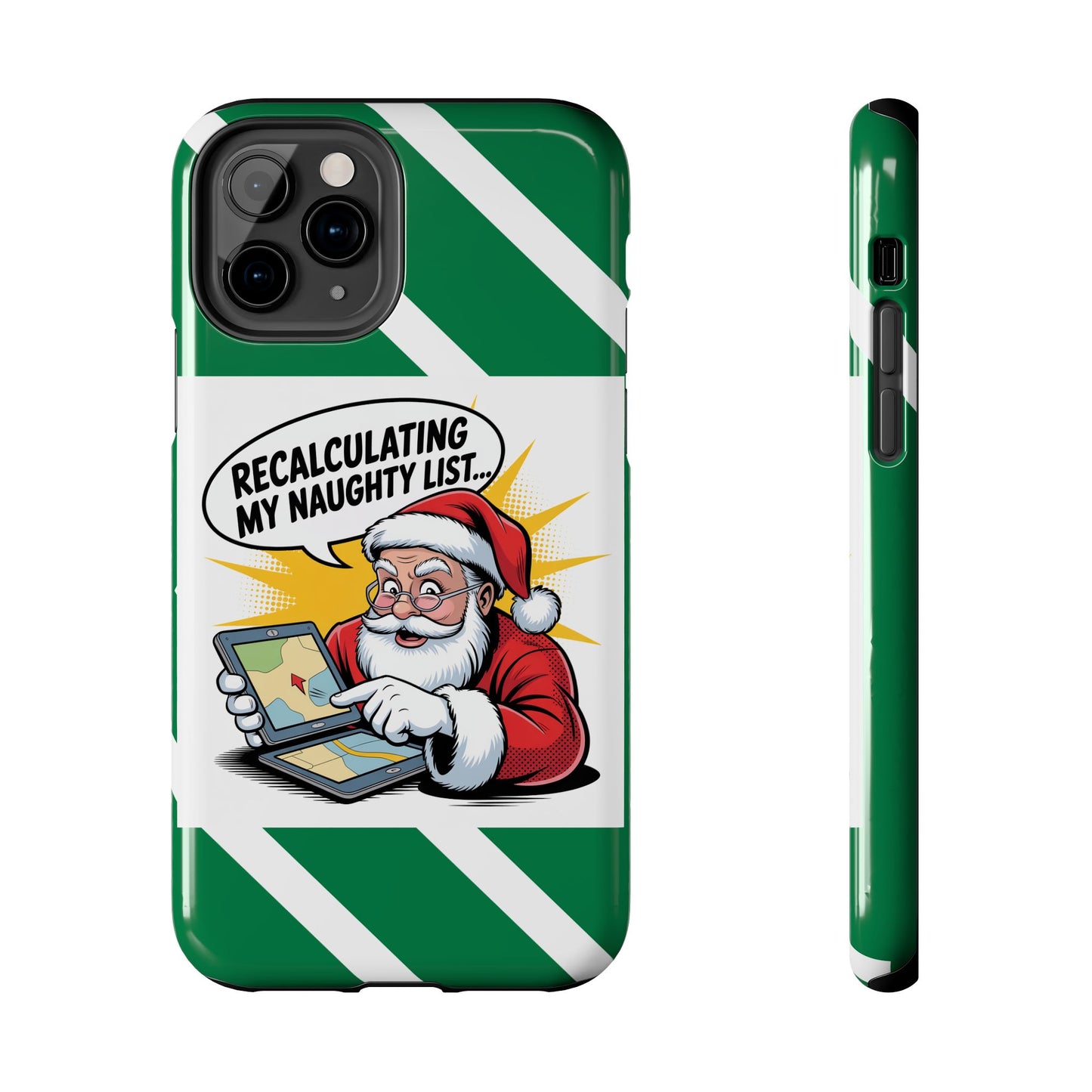 Santa Naughty List Phone Case - Tough & Fun Holiday Protection