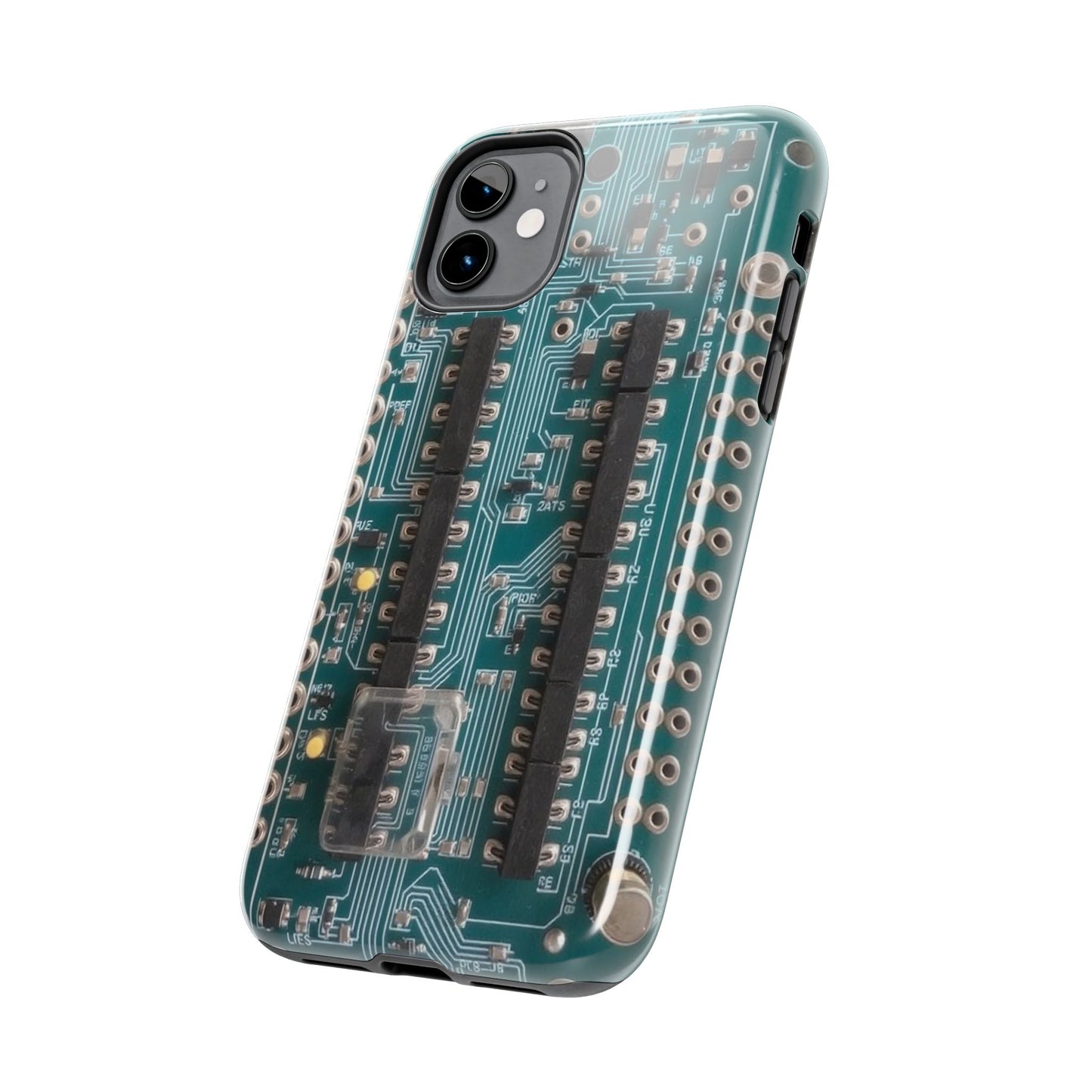 Old Circuits Design Tough Phone Case - for iPhone