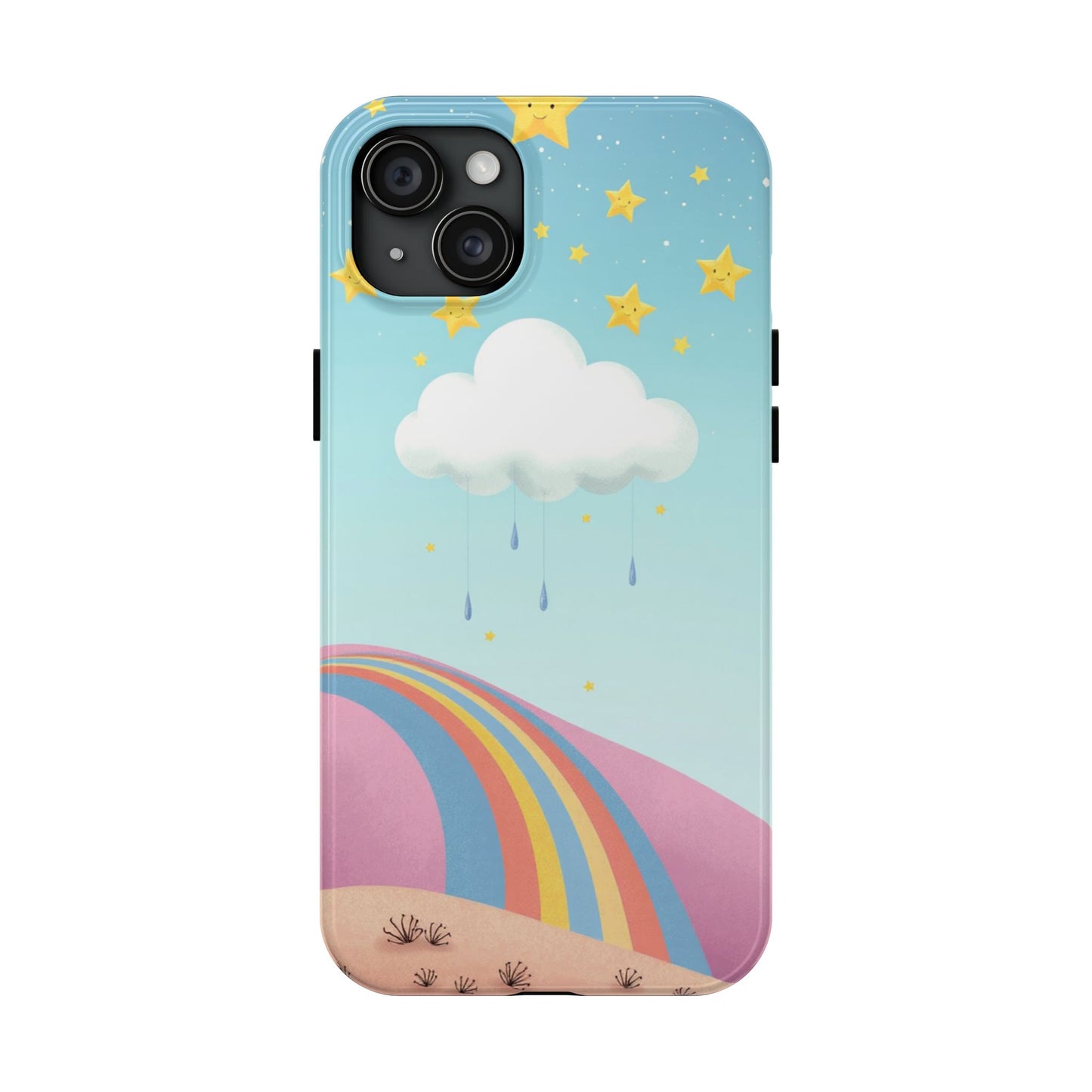 Colorful Rainbow Phone Case - Durable Tough Design for Adventurers
