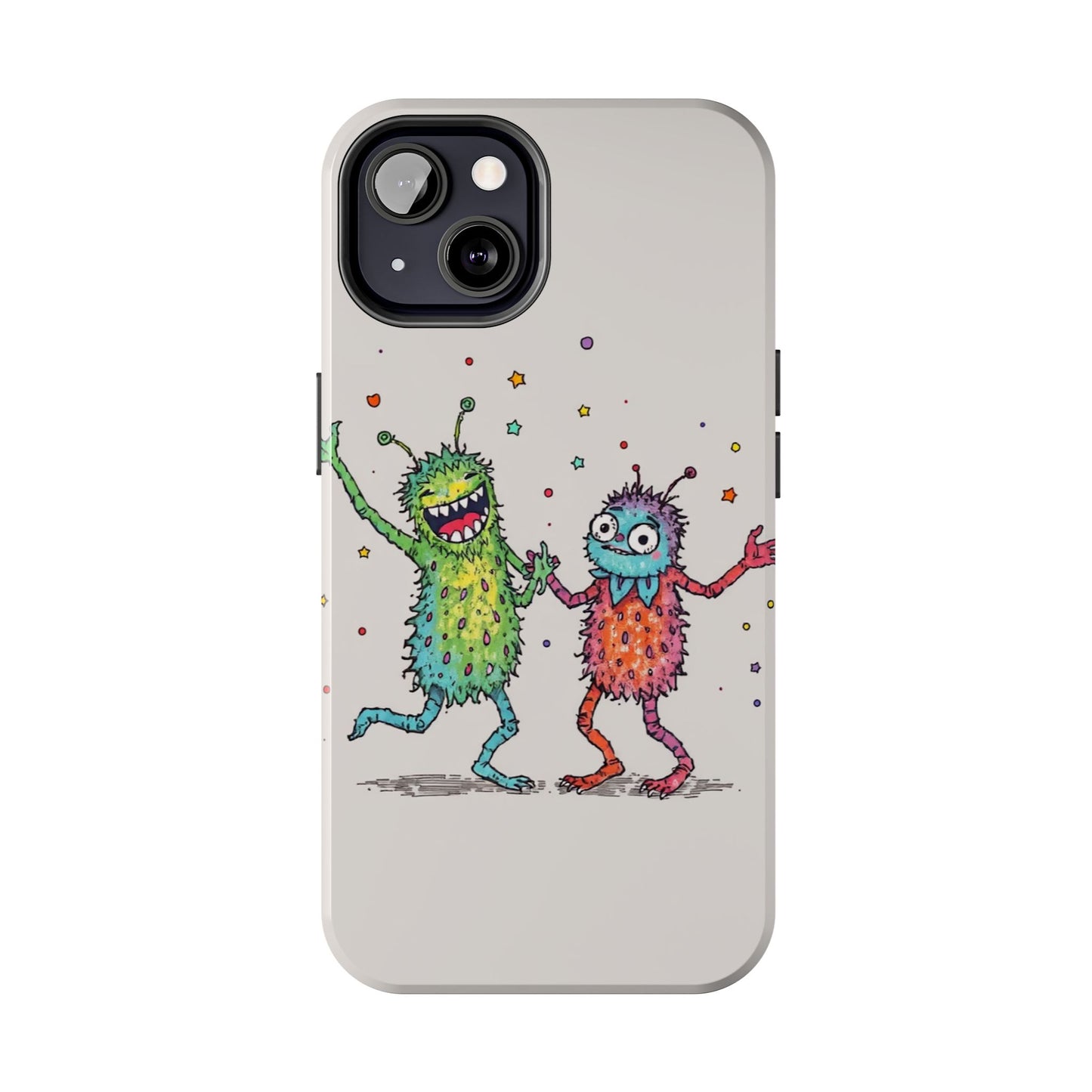 Colorful Monster Tough Phone Case - Fun and Playful Design