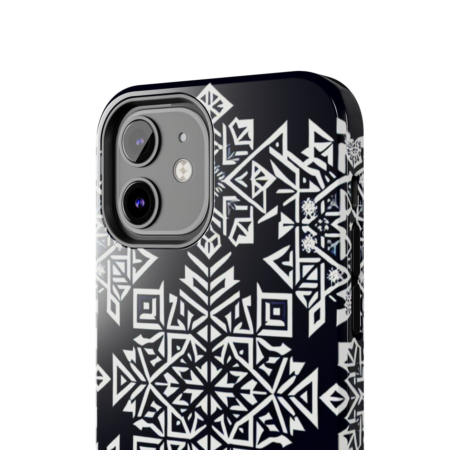 Winter Wonderland Tough Phone Case - Digital Snowflake - for iPhone