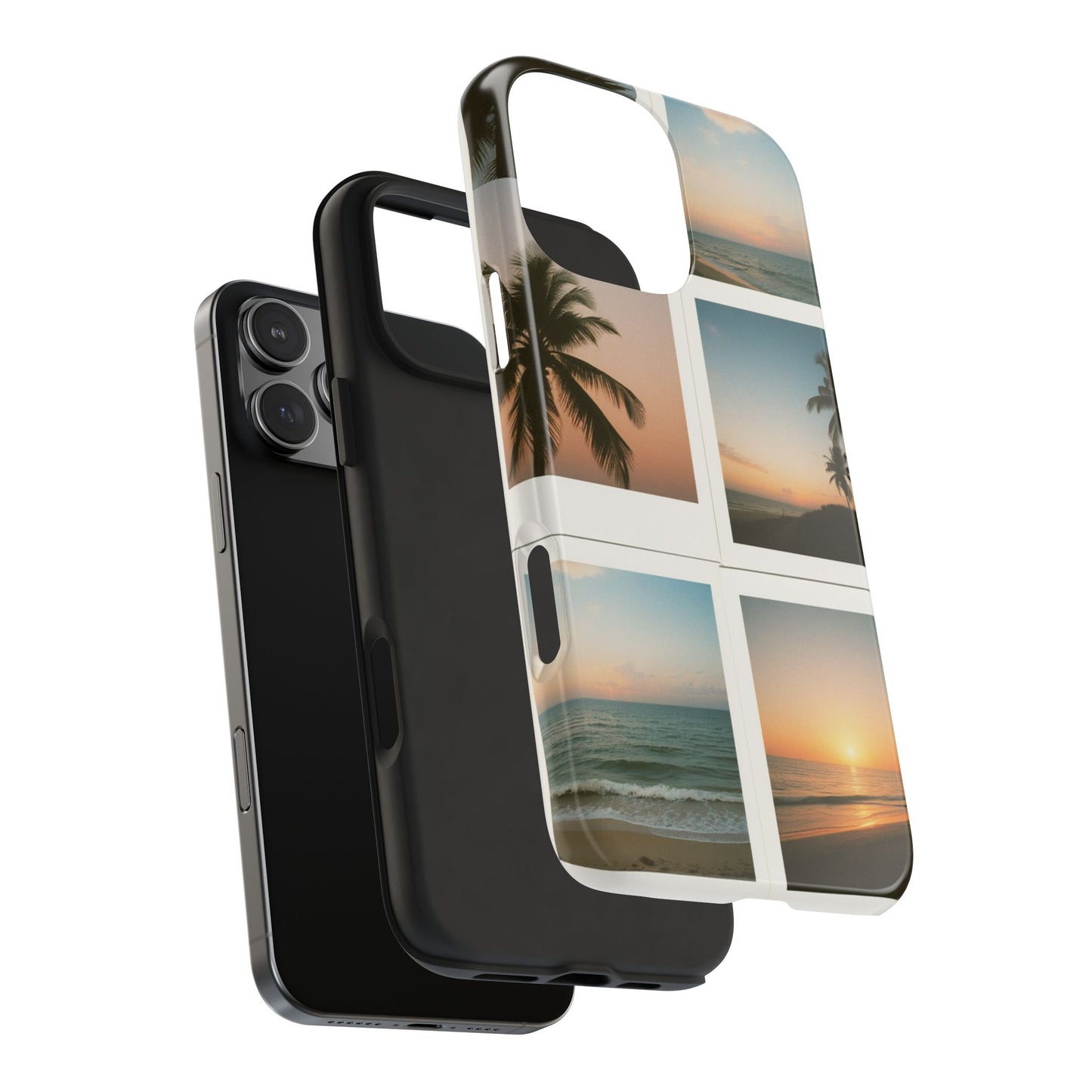 Tropical Sunset Tough Phone Case - Beach Vibes for Summer Adventures