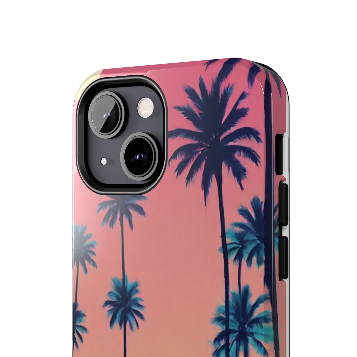 Tropical Beach Vibe Tough Phone Case - Vintage Van Design - for iPhone