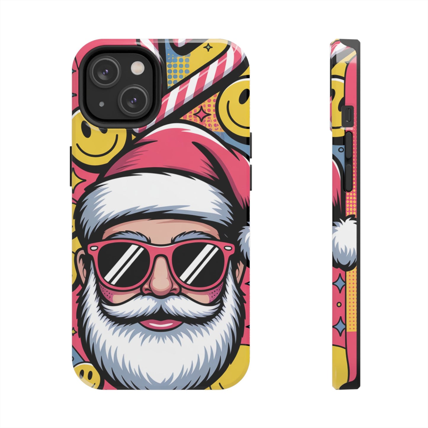 Pop Art Santa Sunglasses Tough Phone Case for Holiday Vibes