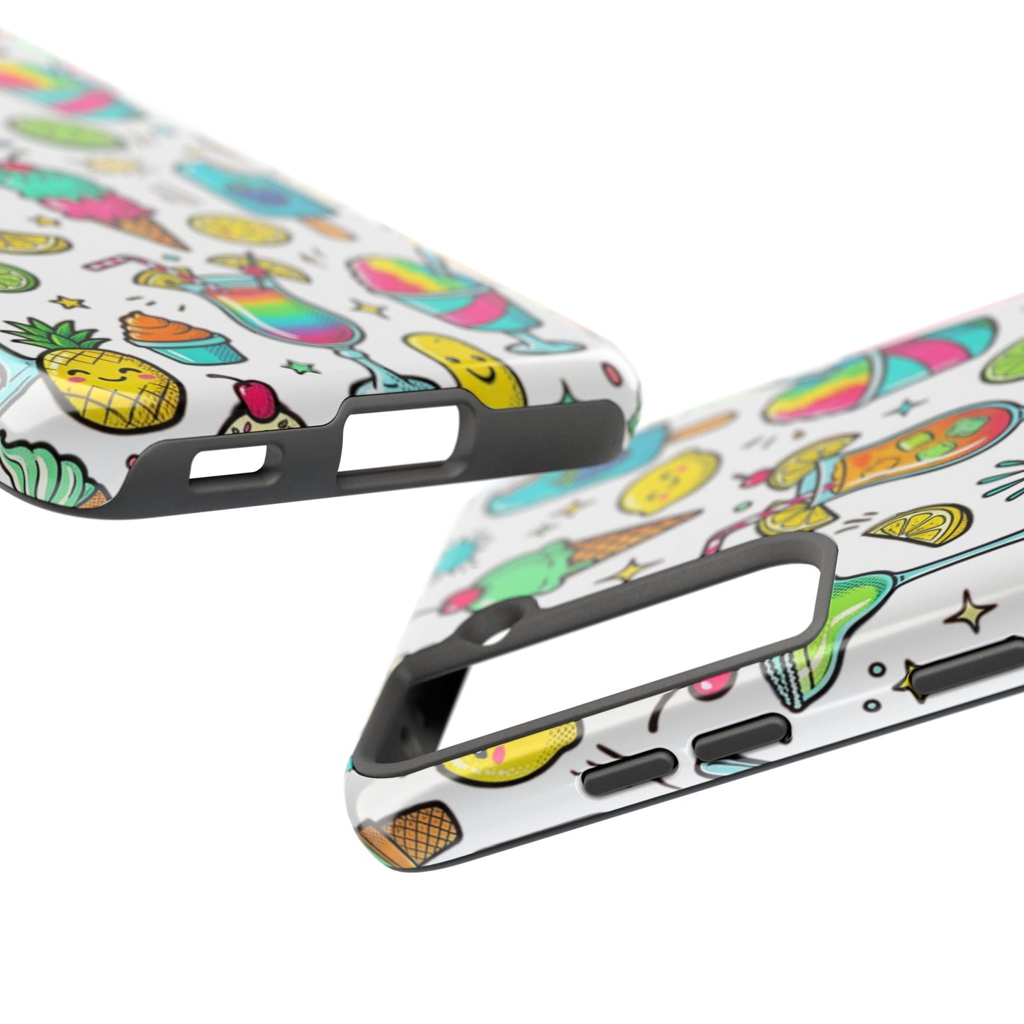Tough Phone Case — Summer Ice Cream & Cocktails Pattern