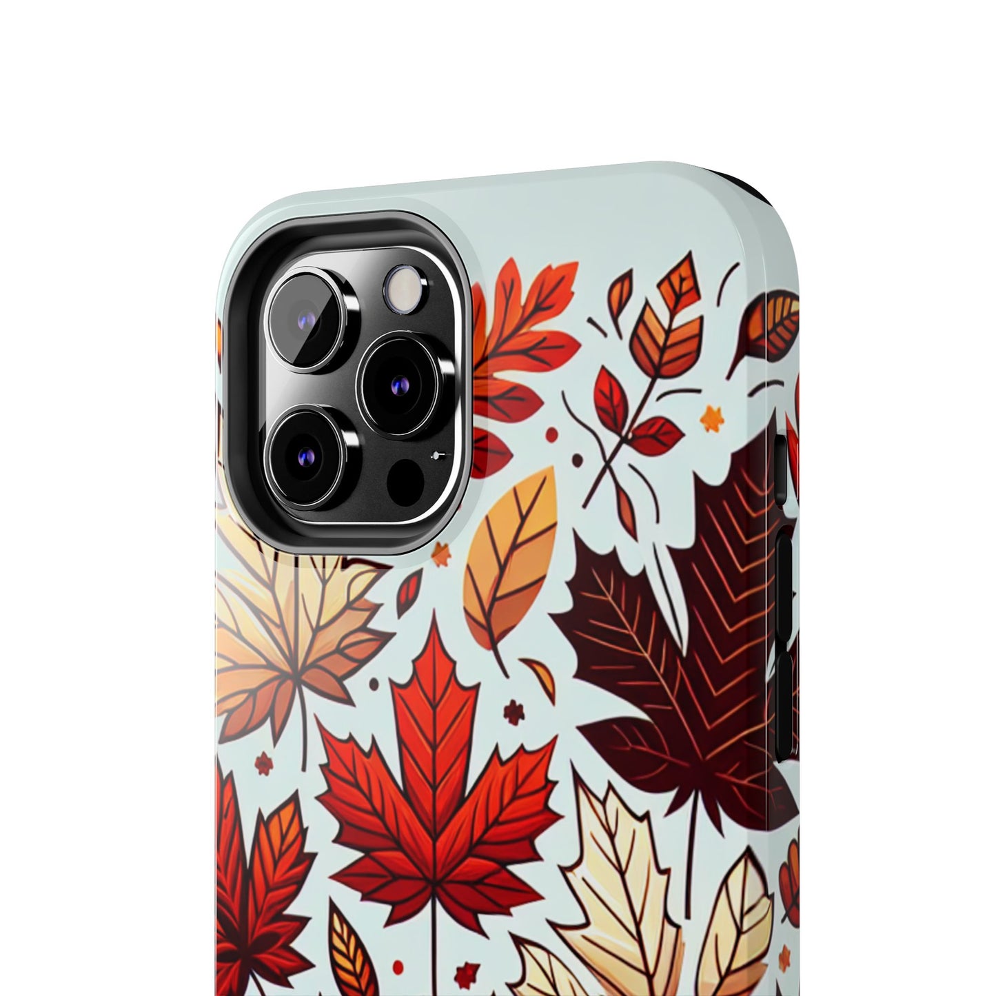 Autumn Leaves Tough Phone Case - Leaves Pattern - for iPhone