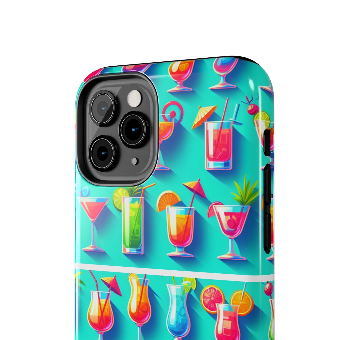 Cocktail Party Phone Case - Fun & Colorful Design for Summer Vibes - for iPhone
