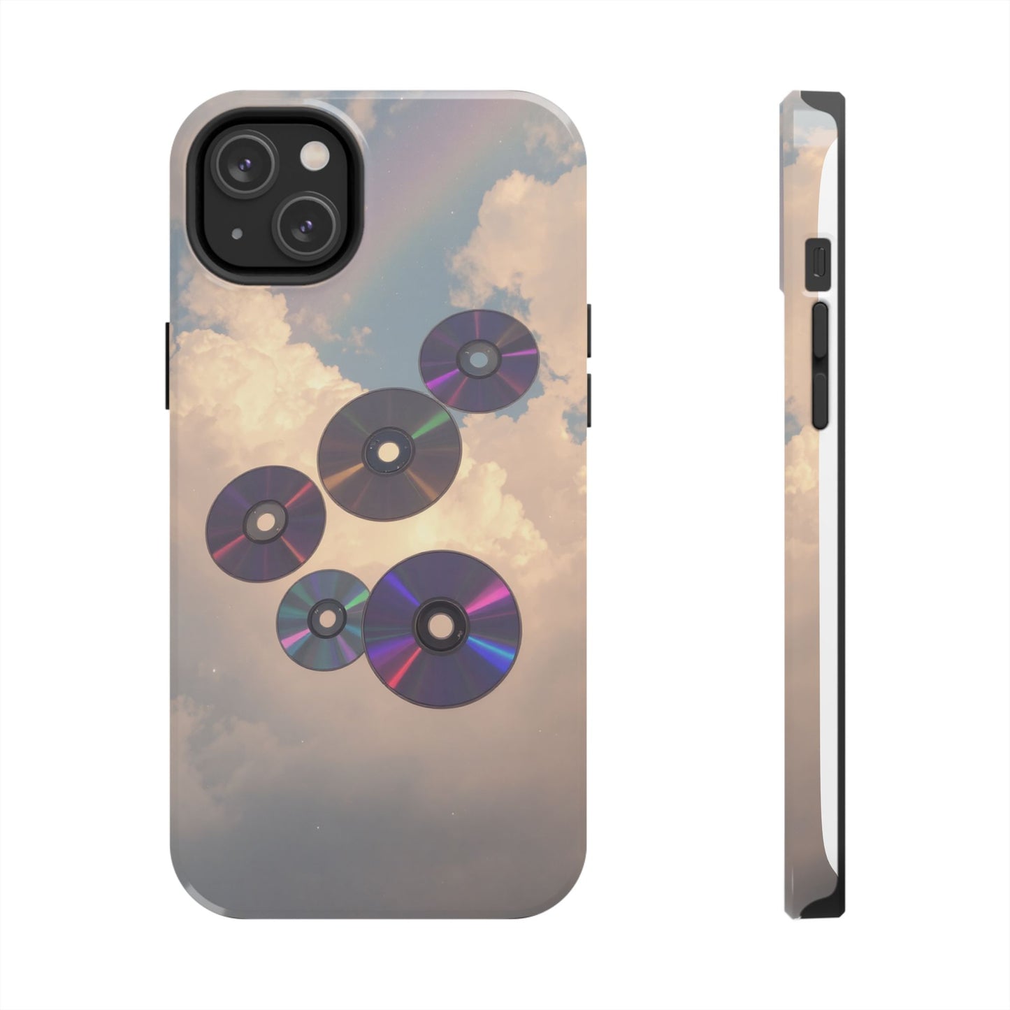 Vibrant Cloud CD Tough Phone Case - Durable and Stylish