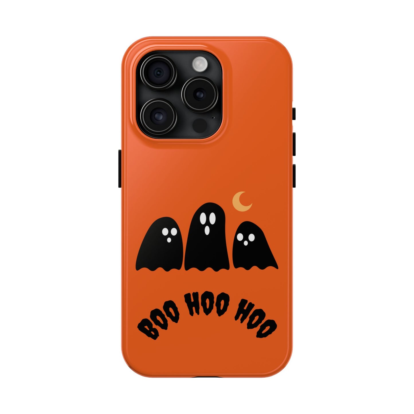 Halloween Ghost Phone Case - Boo Hoo Hoo Design - for iPhone