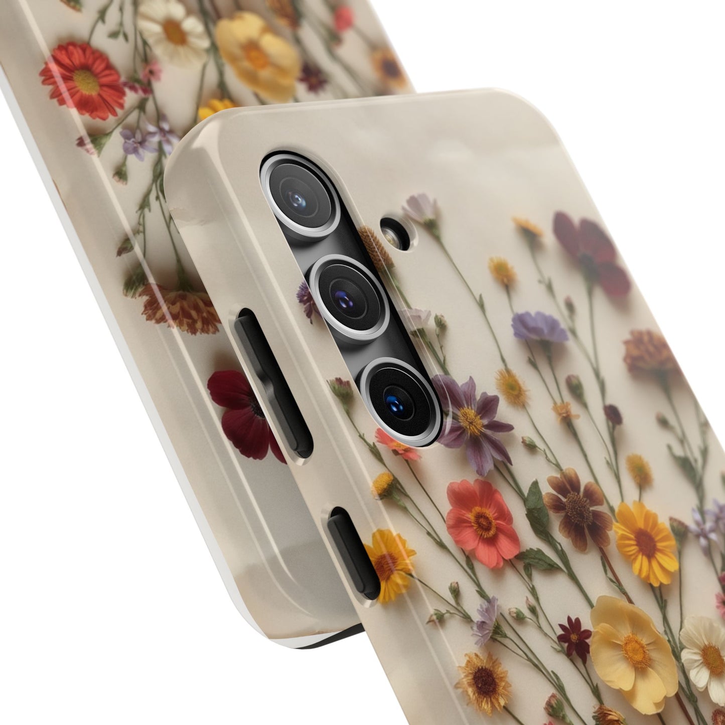 Floral Tough Phone Case - Durable Protection with Nature-Inspired Design