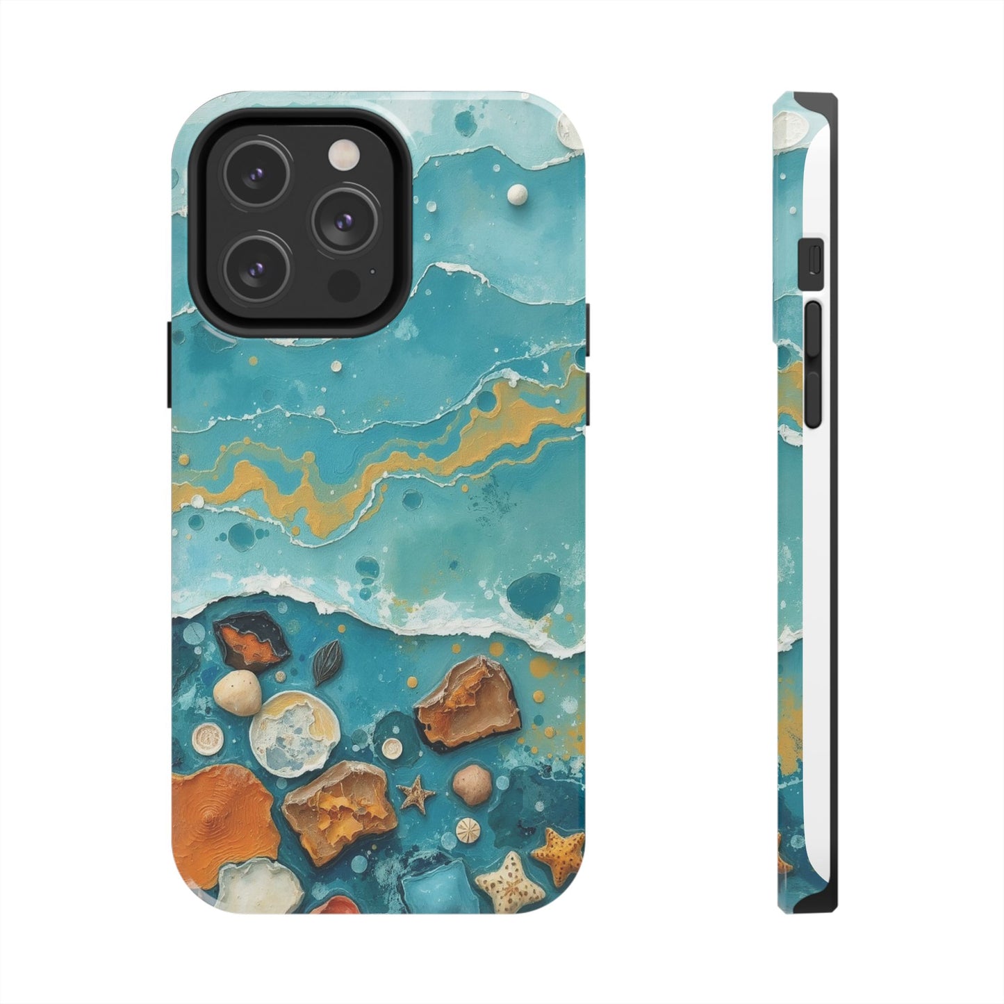Ocean-Inspired Tough Phone Cases - Coastal Beach Vibe, Easy Accessory for Beach Lovers