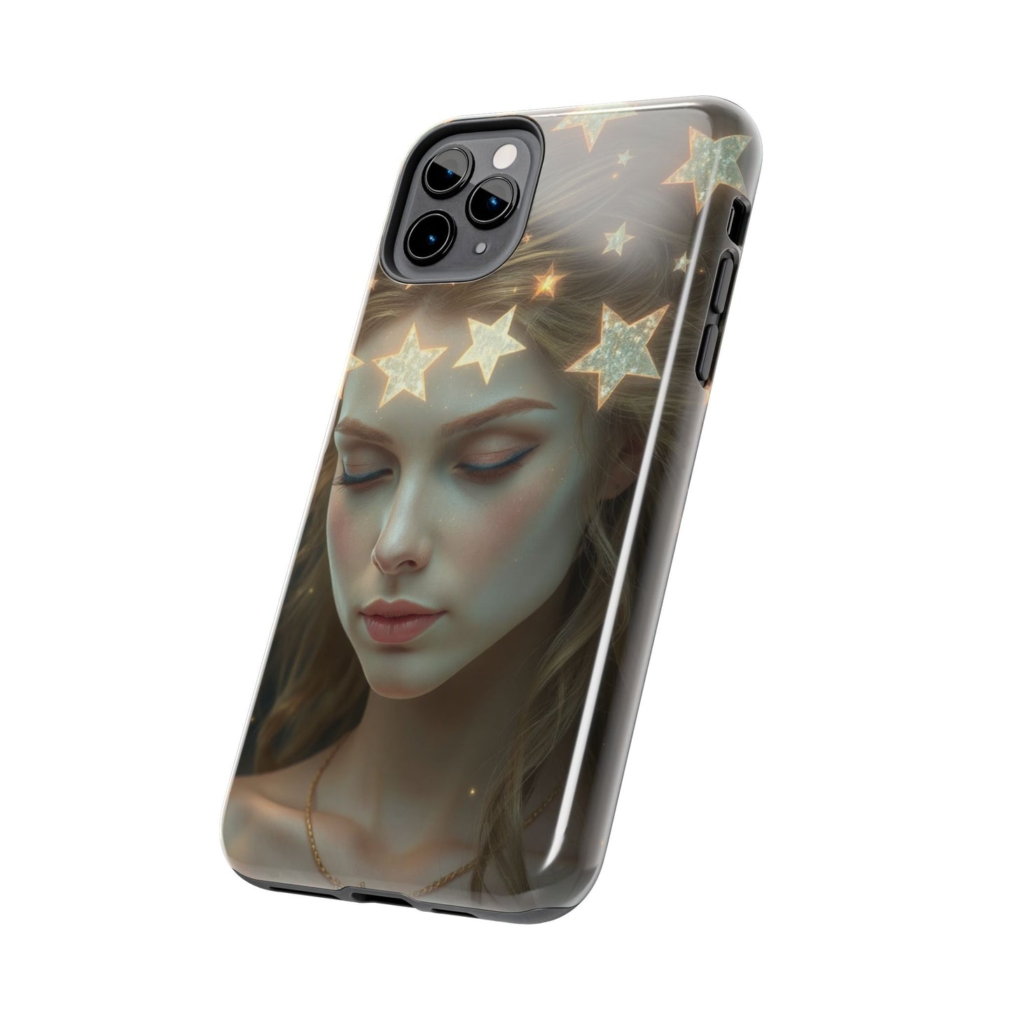 Celestial Dream Tough Phone Case - Artistic Starry Design for Style Enthusiasts