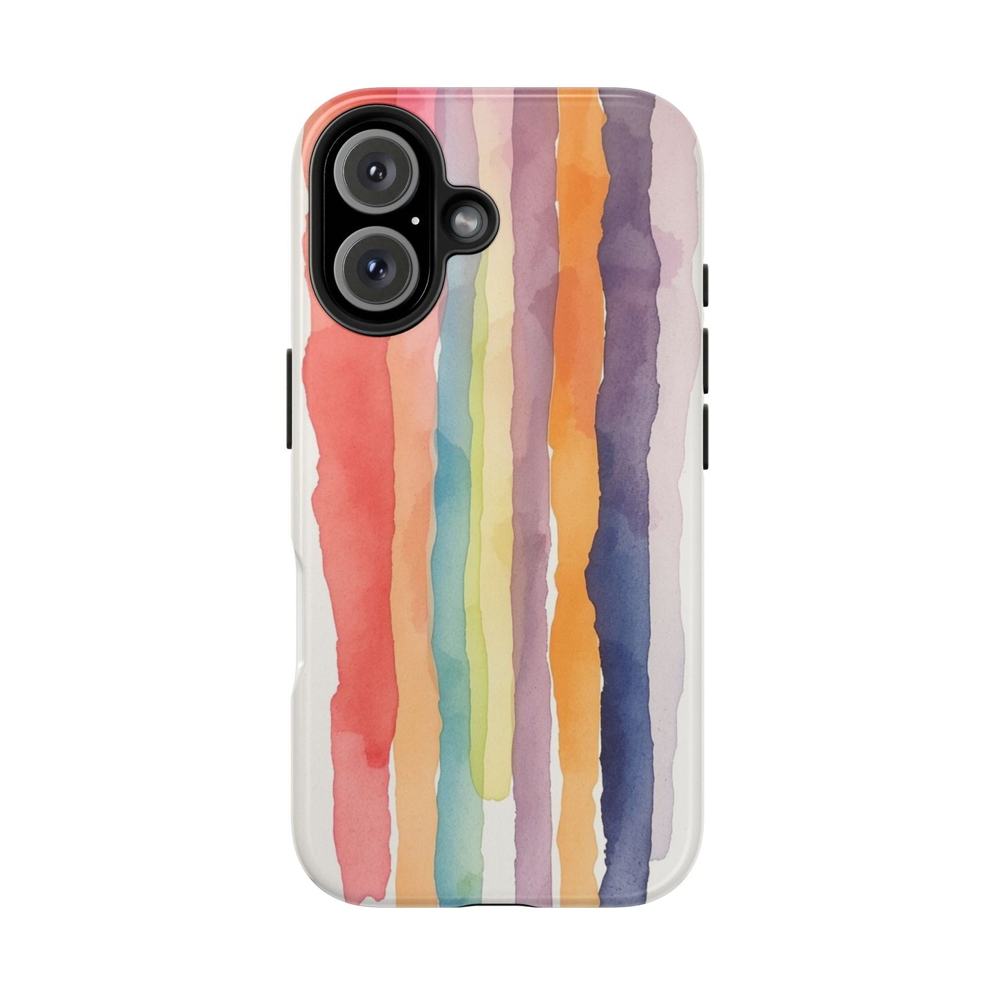 Colorful Watercolor Tough Phone Case - Stylish and Durable Cover for Creative Souls
