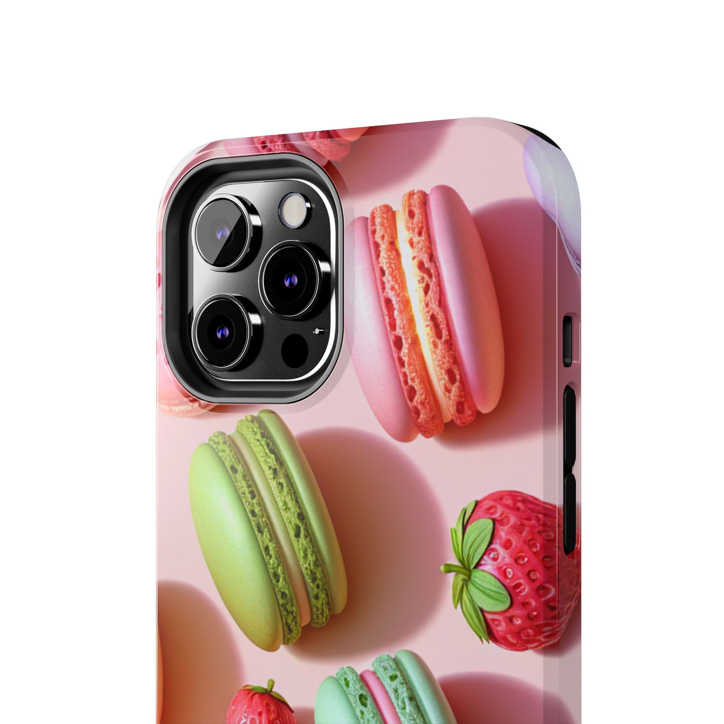 Macaron-Inspired Tough Phone Cases - Colorful Sweet Design - for iPhone