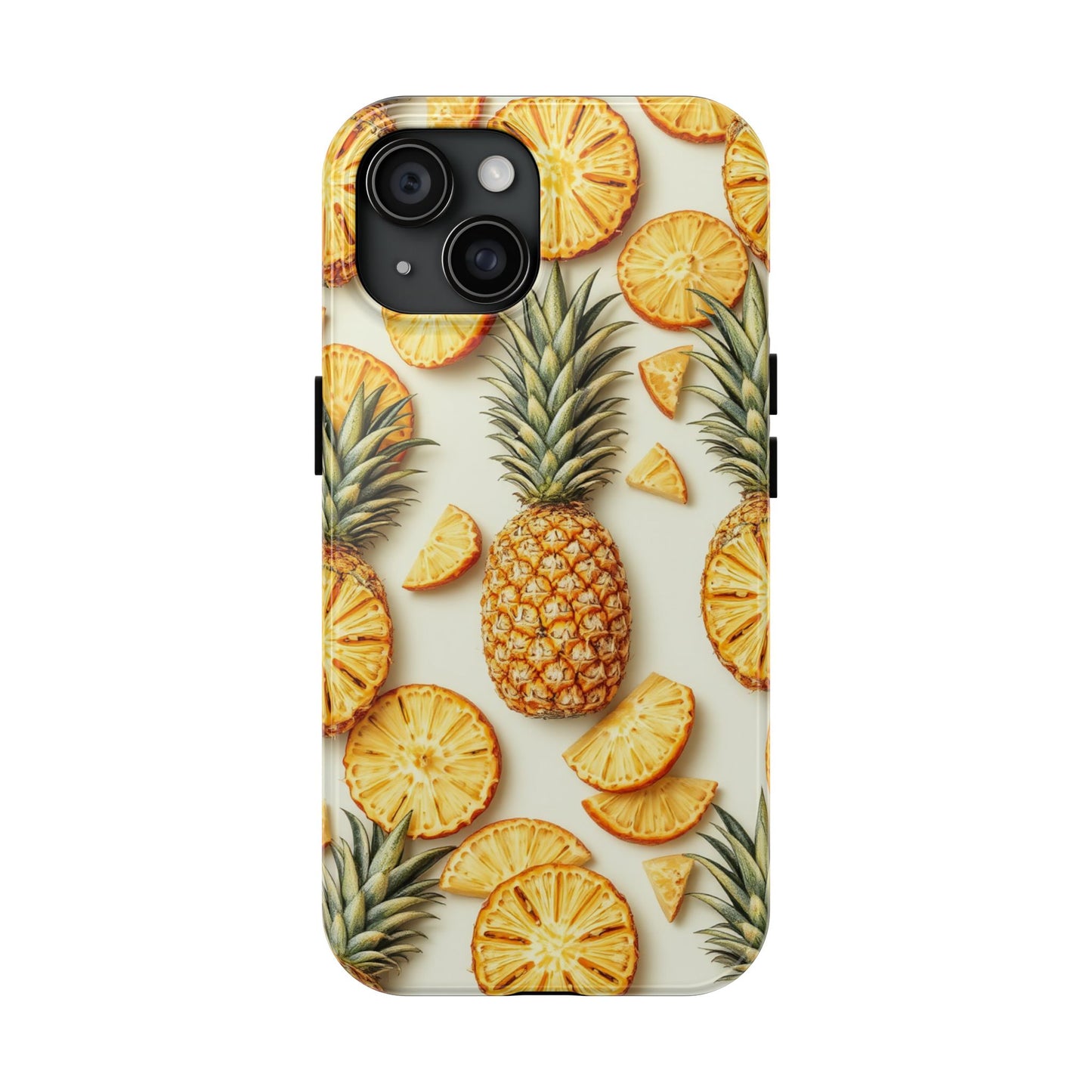 Tropical Pineapple Phone Case - Tough Phone Protector for Summer Vibes
