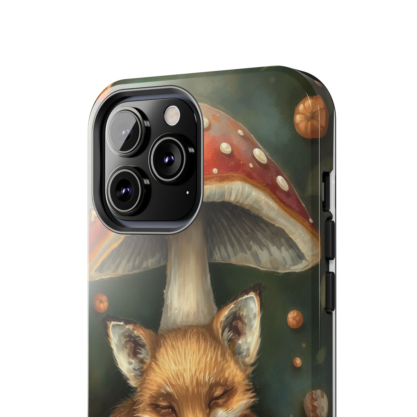 Cute Fox & Mushroom Phone Case - Tough Protective Cover