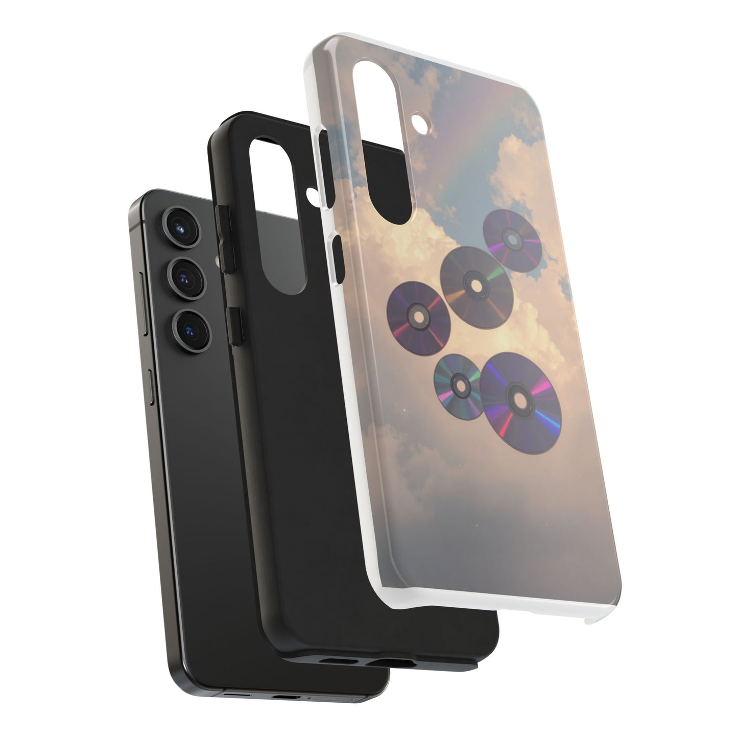 Vibrant Cloud CD Tough Phone Case - Durable and Stylish