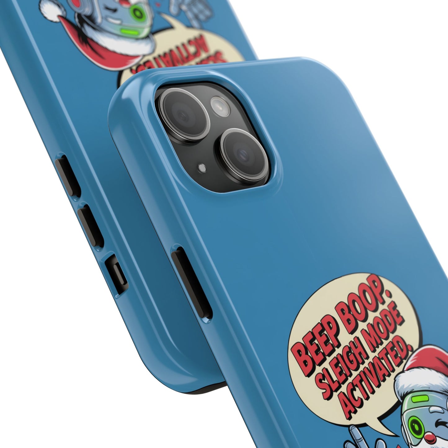 Funny Robot Holiday Phone Case - Beep Boop Sleigh Mode Activated