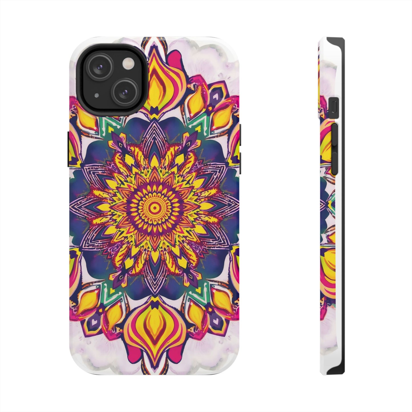 Vibrant Mandala Tough Phone Case - Boho Style Protection - for iPhone
