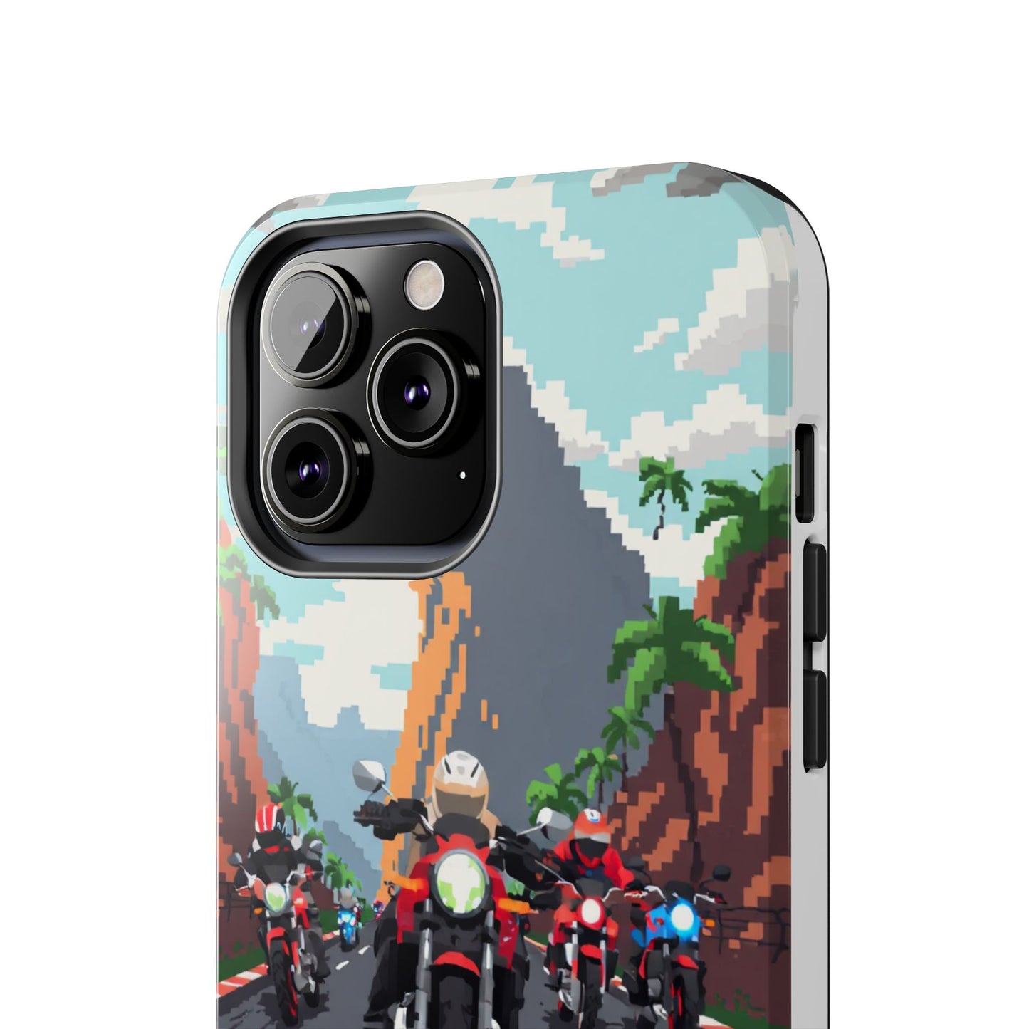 Retro Biker Tough Phone Case - Perfect for Motorcycle Lovers