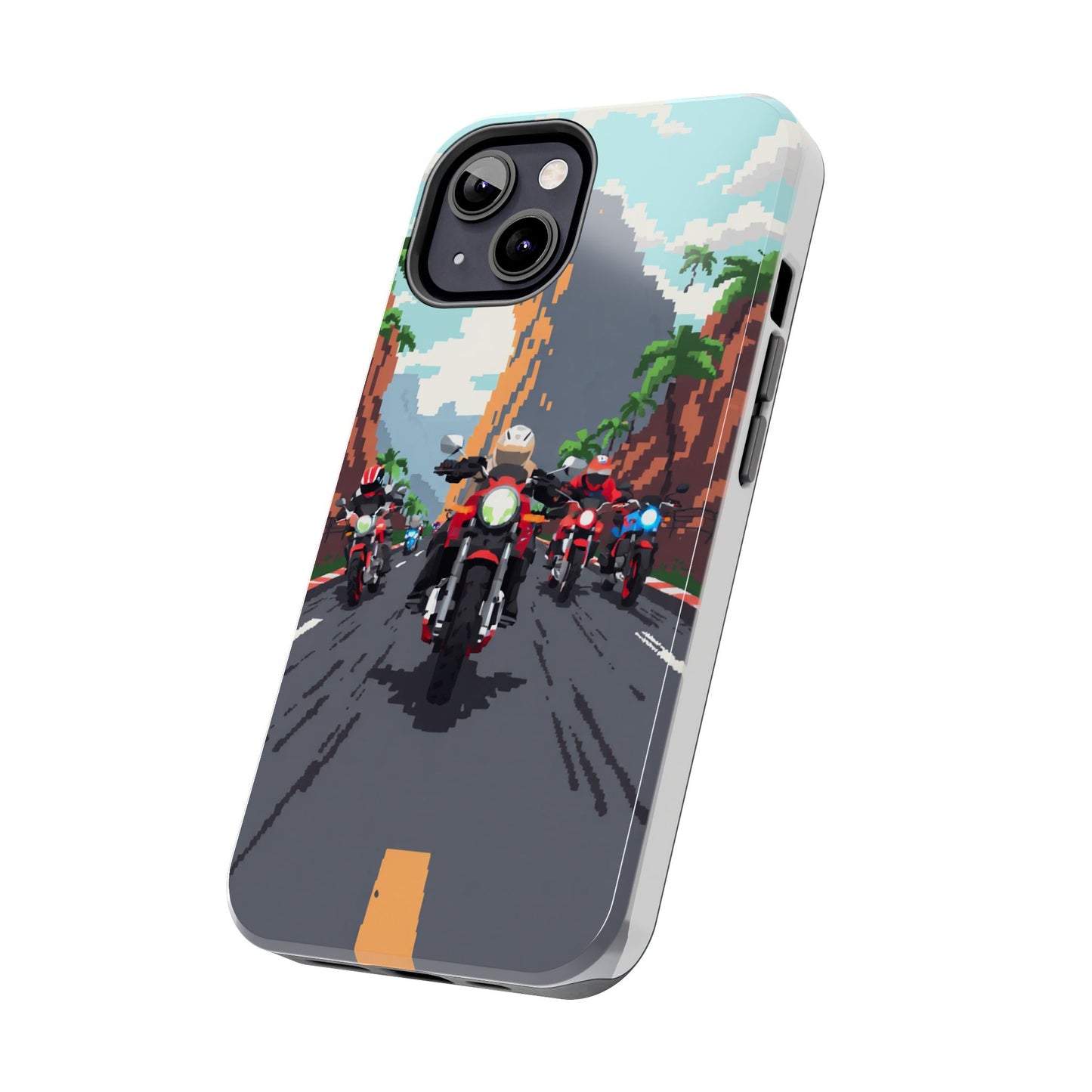 Retro Biker Tough Phone Case - Perfect for Motorcycle Lovers