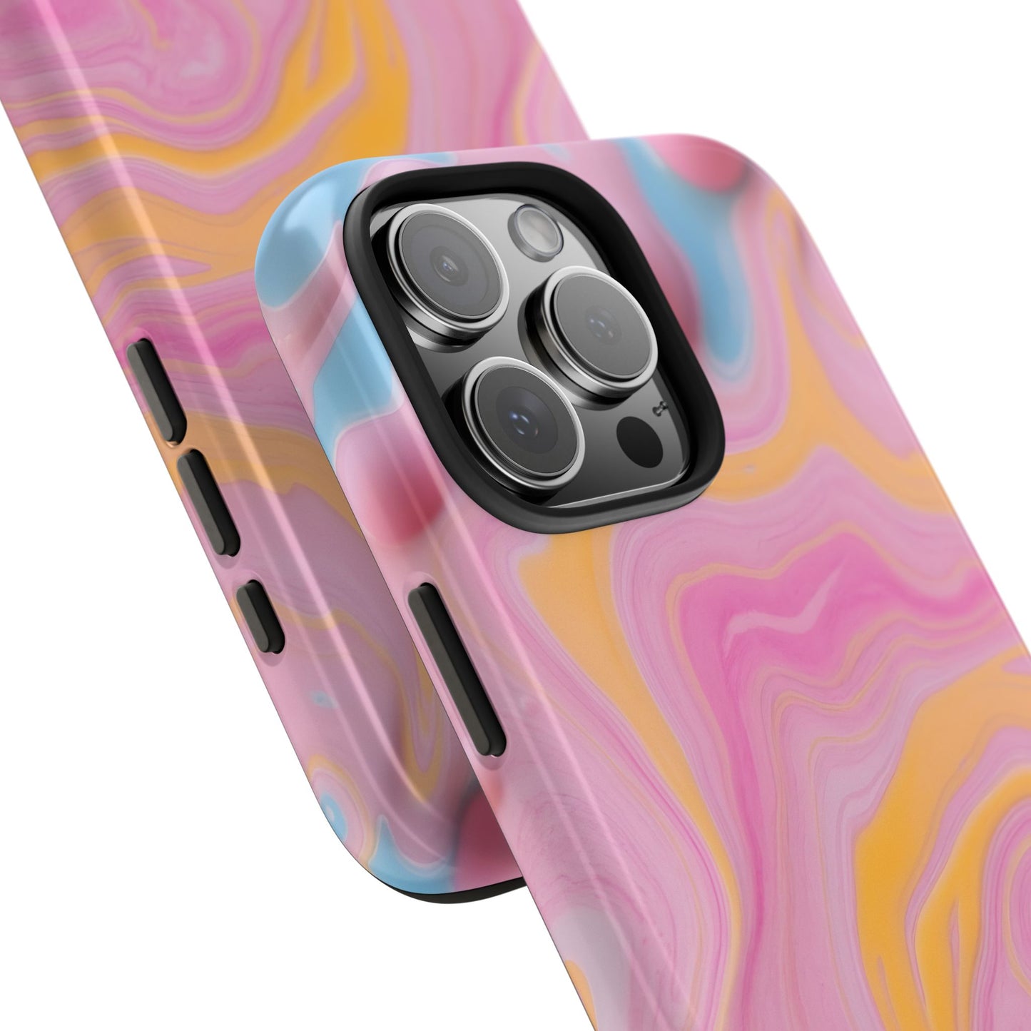 Liquid Candy Abstract Tough Phone Case - Durable Protection with Artistic Design - for iPhone