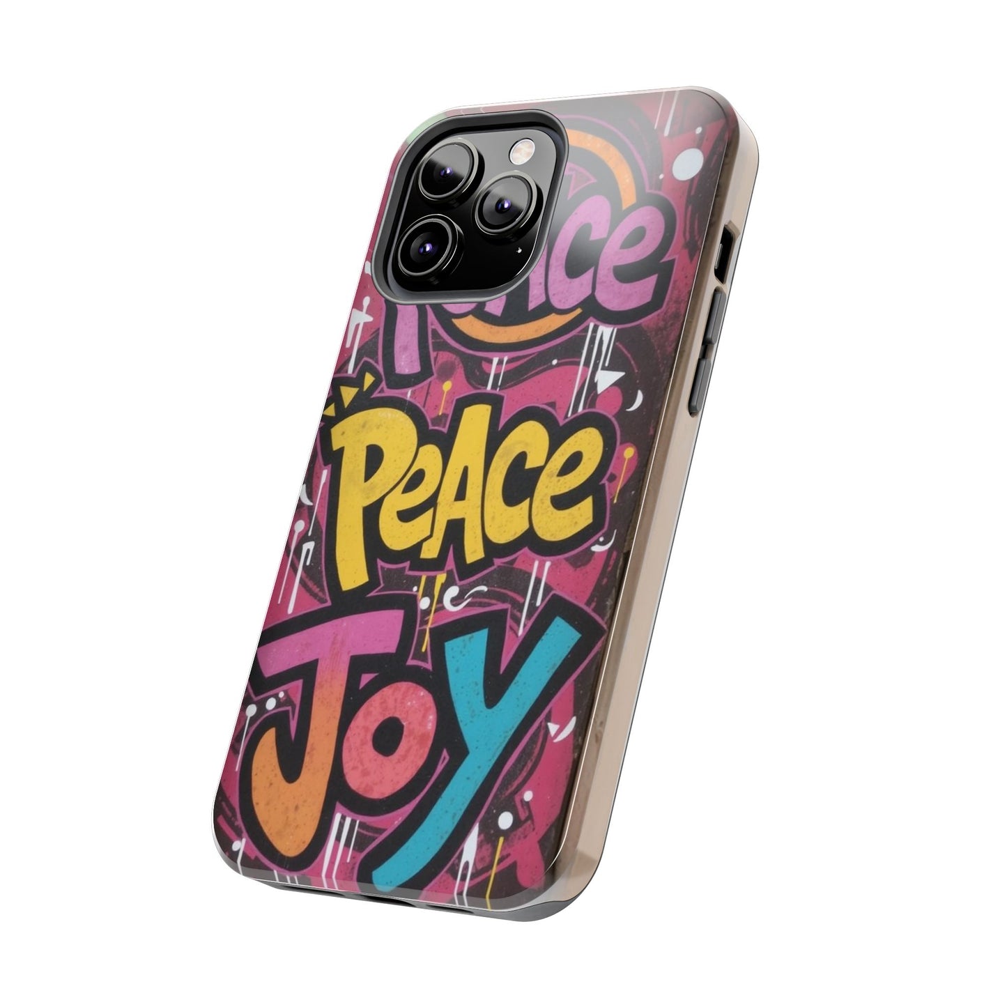 Colorful Peace Joy Tough Phone Case