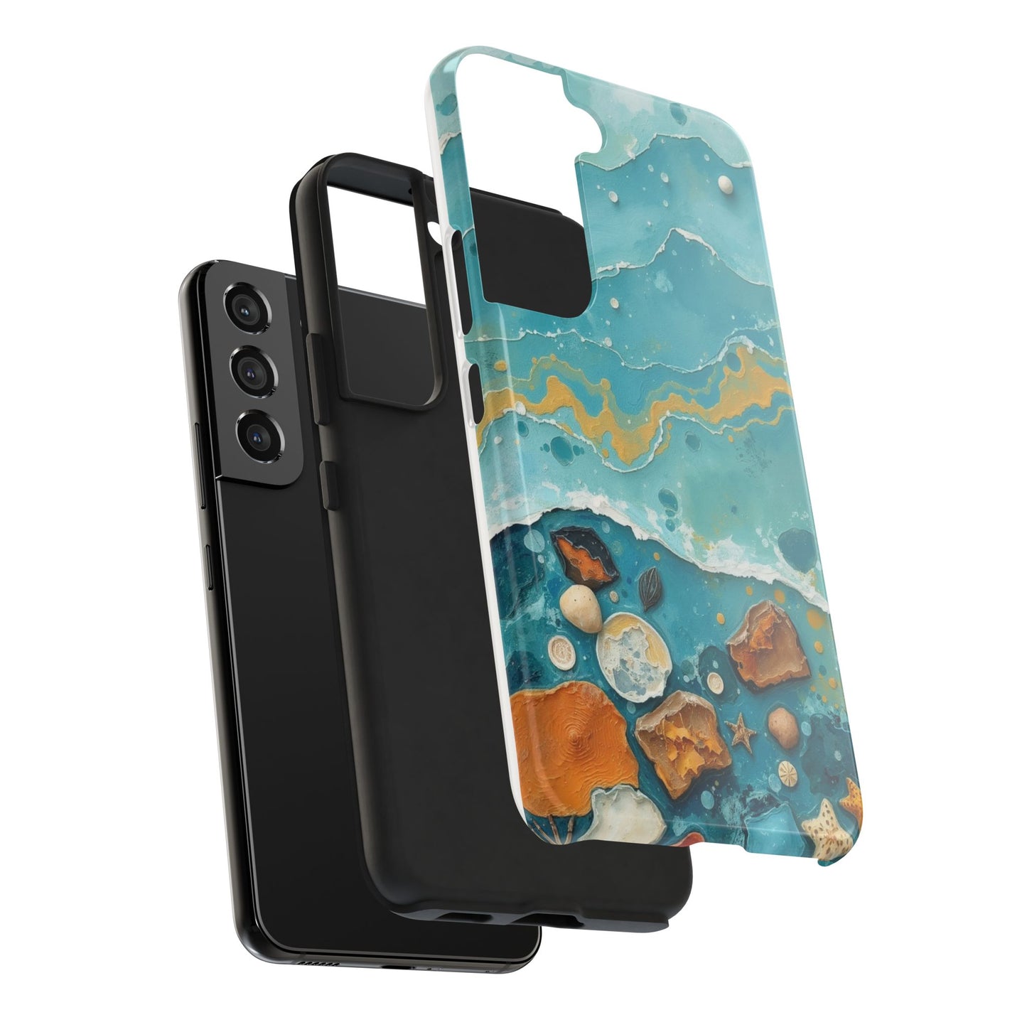 Ocean-Inspired Tough Phone Cases - Coastal Beach Vibe, Easy Accessory for Beach Lovers