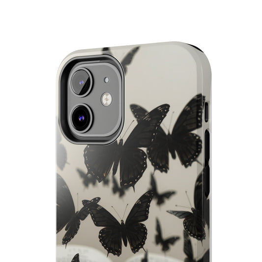 Butterfly Magic Tough Phone Case - Literary Design for Book Lovers