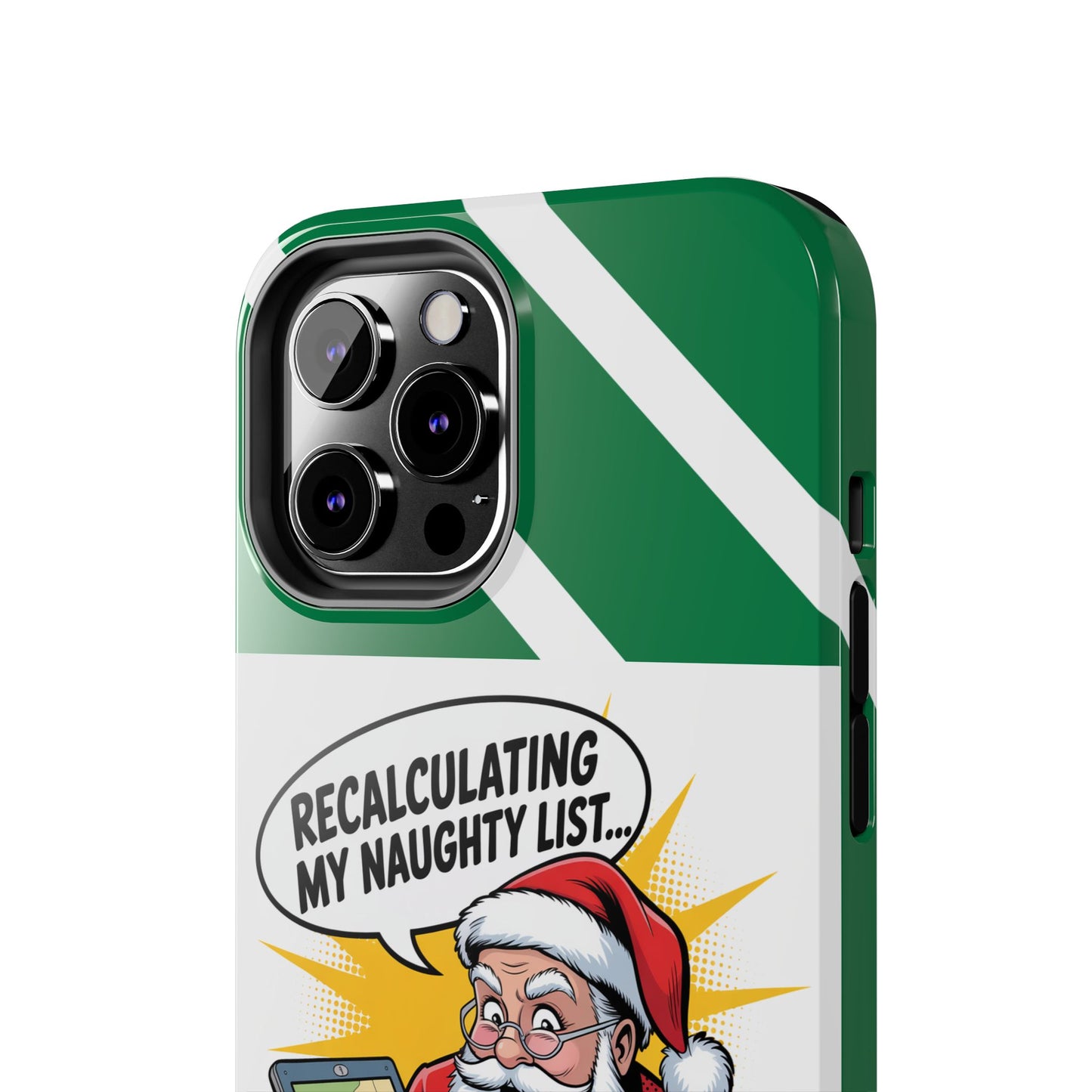 Santa Naughty List Phone Case - Tough & Fun Holiday Protection