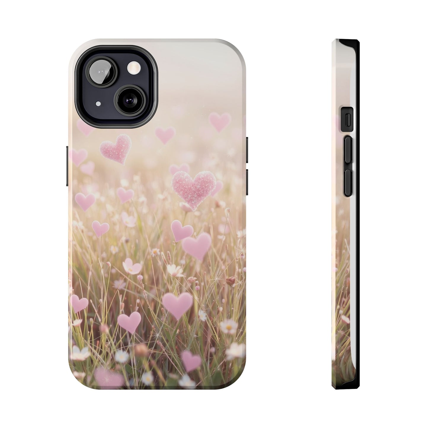 Romantic Hearts Tough Phone Case - Perfect for Lovers and Celebrations