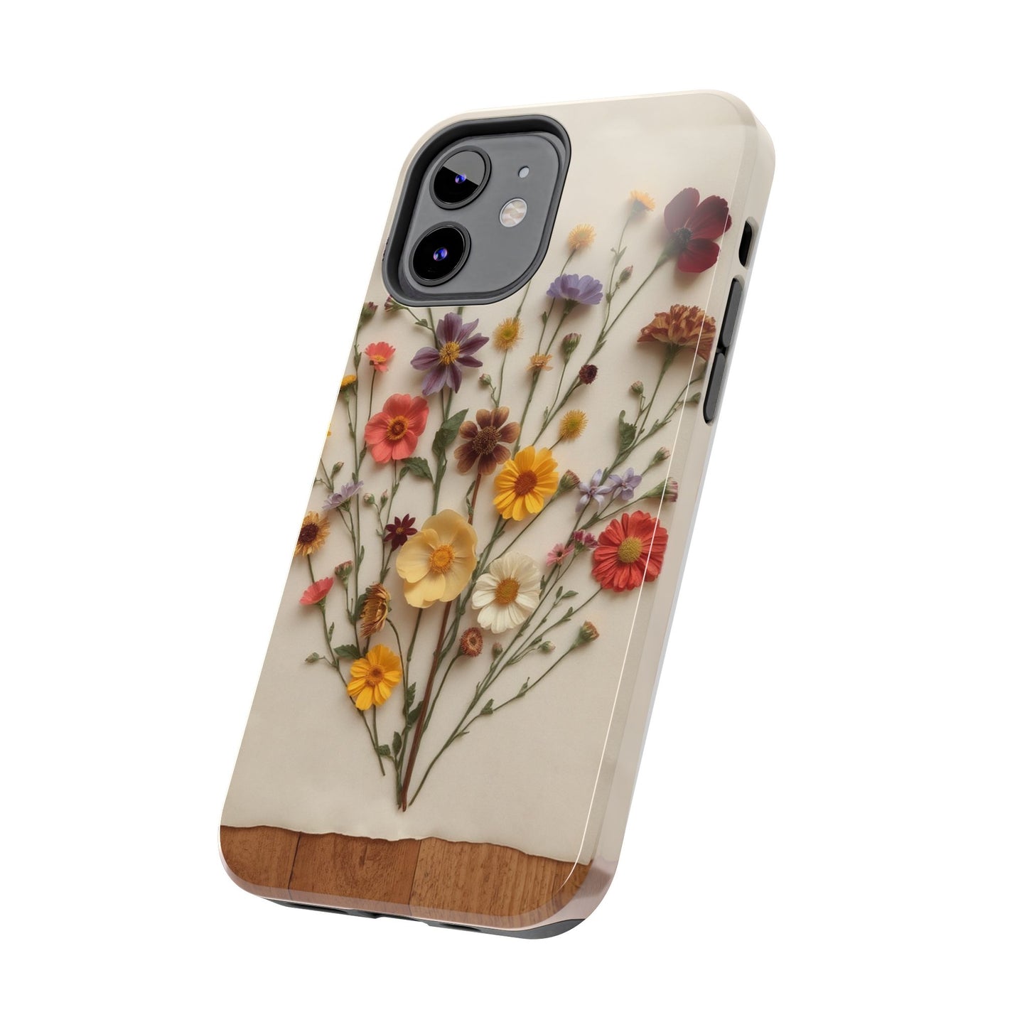 Floral Tough Phone Case - Durable Protection with Nature-Inspired Design