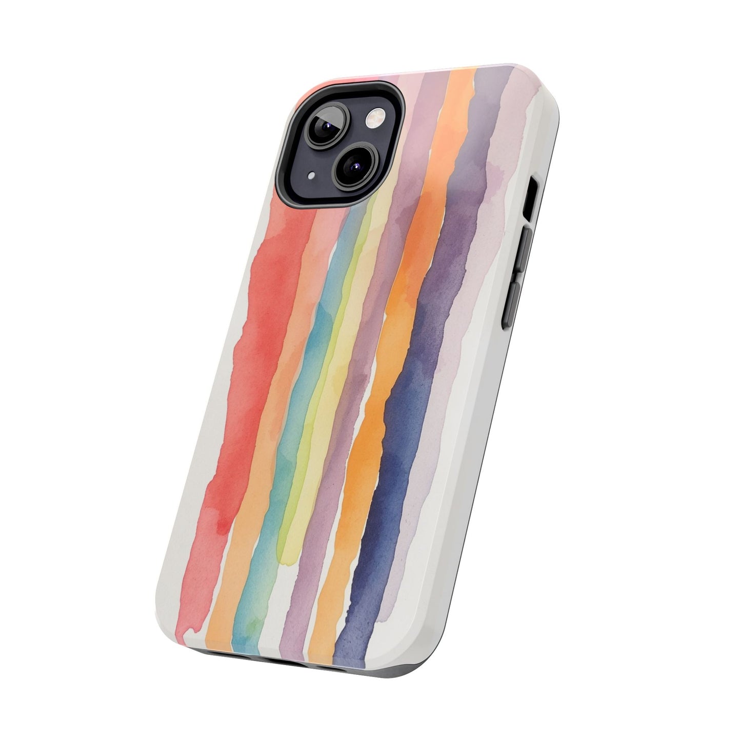 Colorful Watercolor Tough Phone Case - Stylish and Durable Cover for Creative Souls