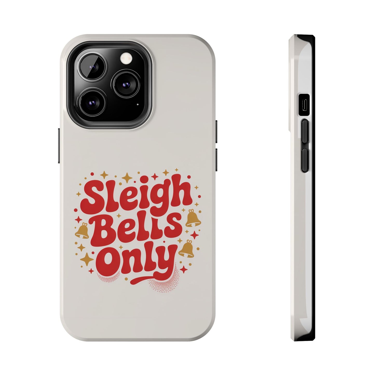Holiday Tough Phone Case - Sleigh Bells Only Design