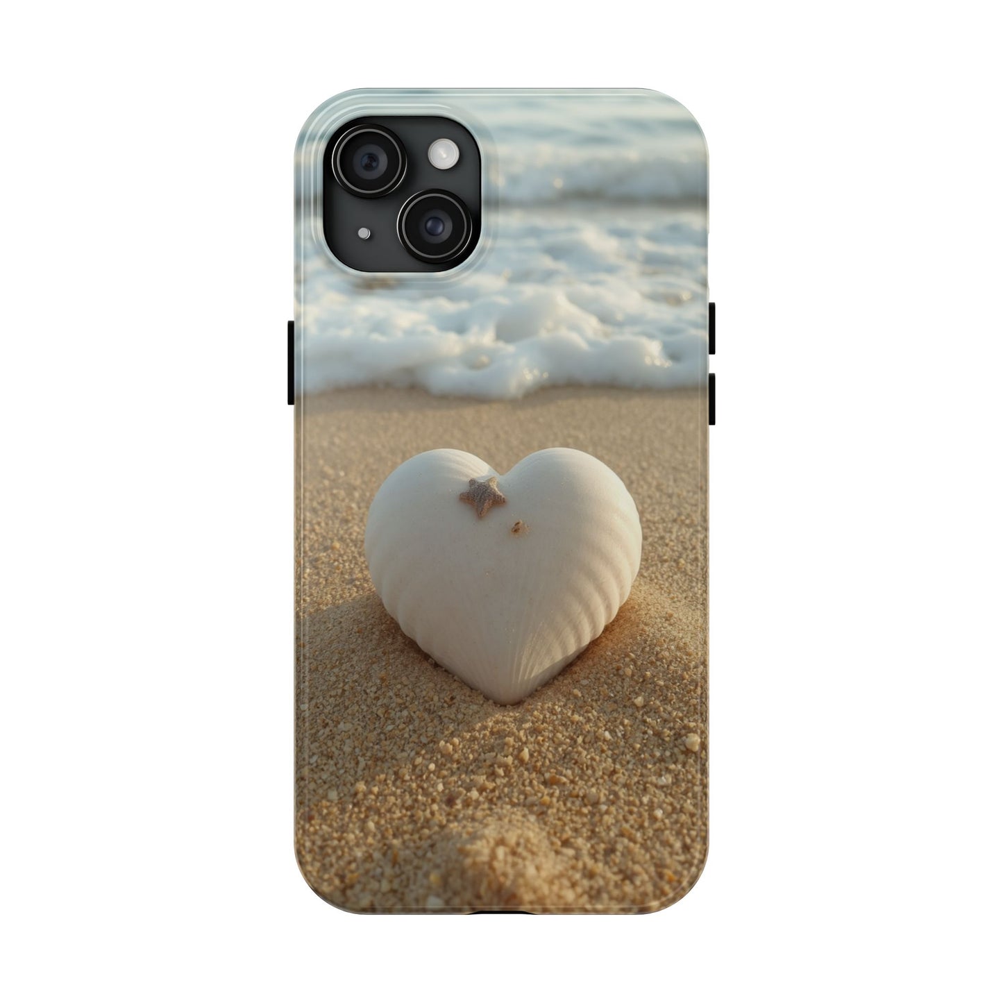 Heart Seashell Tough Phone Case for iPhone