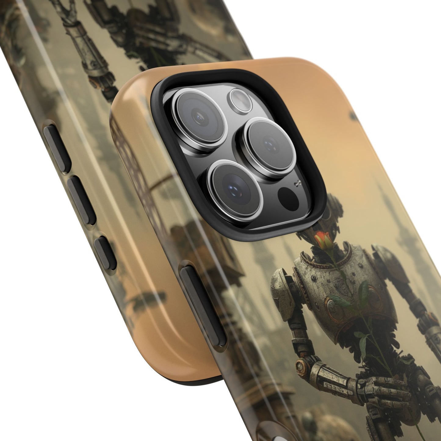 Robotic Sentinel Tough Phone Case - Durable Protector for Sci-Fi Lovers