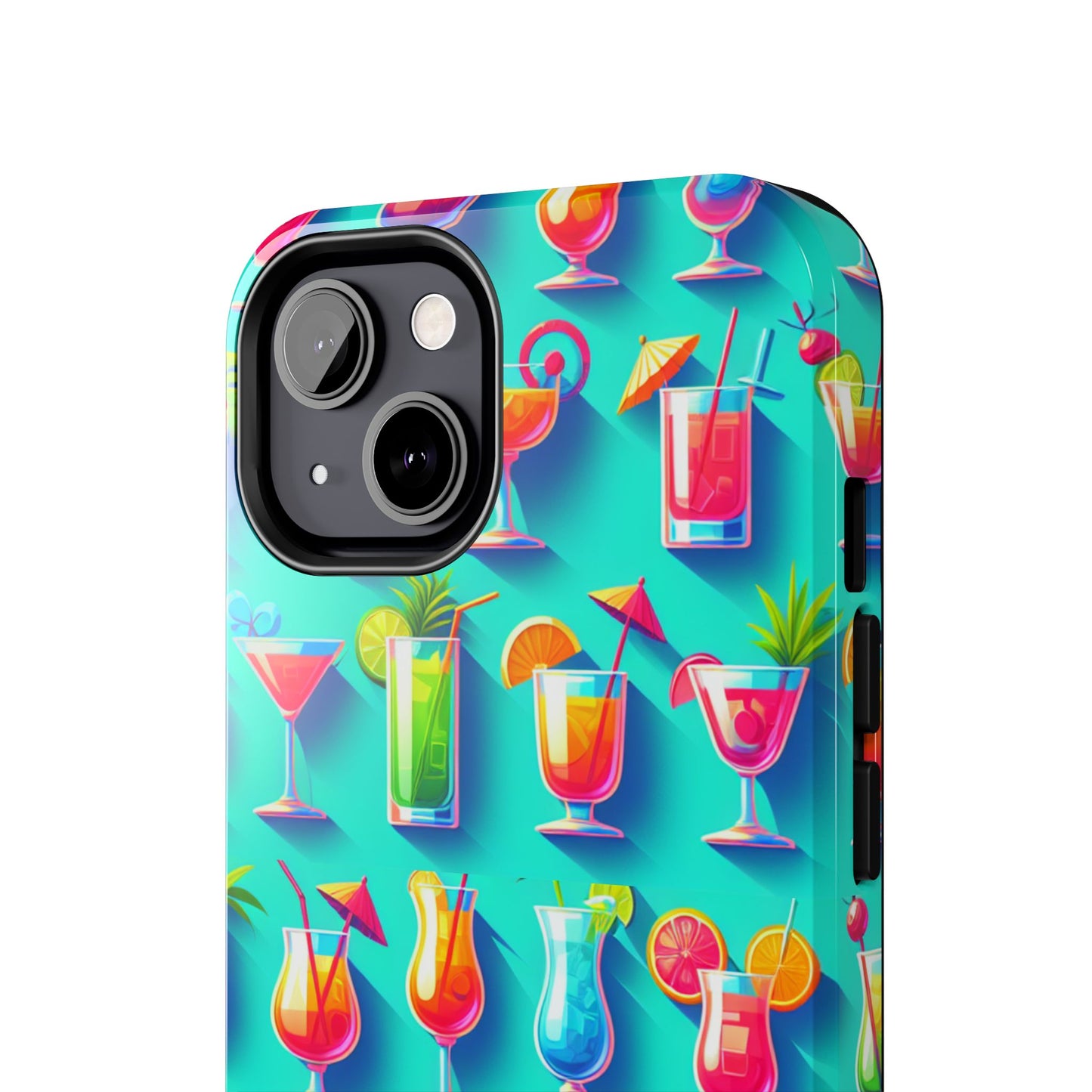 Cocktail Party Phone Case - Fun & Colorful Design for Summer Vibes - for iPhone
